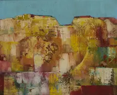 Eric Patton, Sunlight On Mountain, Oil on canvas