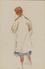 Michael Healy, Dubliner, Watercolour on paper