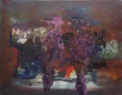 Gerald Davis, Drifters, Oil on canvas