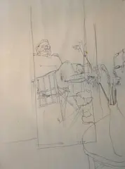 Charles Cullen, Portrait, Pencil