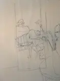 Charles Cullen, Portrait, Pencil