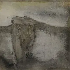Gerald Davis, Burren Memory, Oil on board