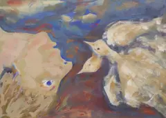 Jennifer Lash, Breath Of Birds, Gouache & pastel