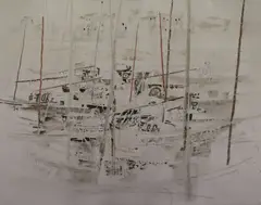 George Campbell, Killybegs, Donegal, Mixed media