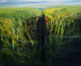 Jennifer Kingston, Yellow Sea, Oil on canvas