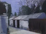 K. Byrne, The Old Dairy Arklow, Pastel on paper