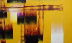 John Cronin, Yellow, Oil on aluminum