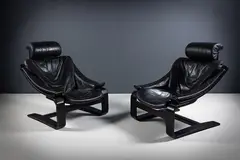 A Pair Of Easy Chairs by Ake Fribyter, sold Dec 2025