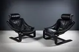 Ake Fribyter, A Pair Of Easy Chairs