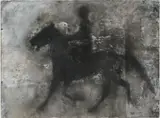 Ross Wilson, Kells Rider One, Mixed media on card
