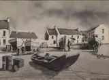 Michael Grogan, Tory Island, Watercolour
