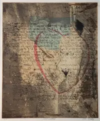 John Kelly, Love Letter, Etching