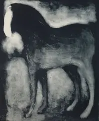Stephen Lawlor, Little Figure In Landscape, Lithograph