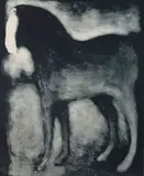 Stephen Lawlor, Little Figure In Landscape, Lithograph