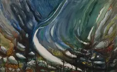 Richard Kingston, Rocky Valley, Recovering, Watercolour