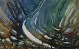 Richard Kingston, Rocky Valley, Recovering, Watercolour