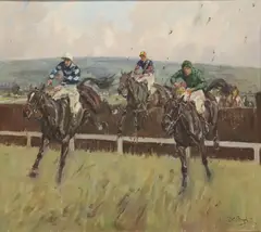 Peter Biegel, Over The Last, Oil on canvas