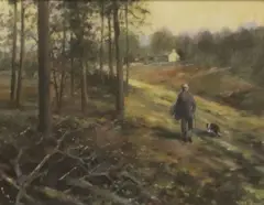 Noel Shaw, Returning Home, Oil on canvas