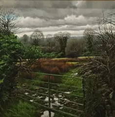 Eugene Conway, November Skies, Oil on canvas