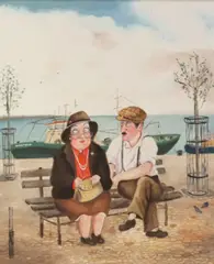 John Schwatschke, A Sensation, Oil on canvas