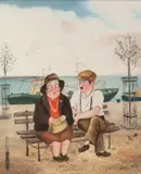 John Schwatschke, A Sensation, Oil on canvas