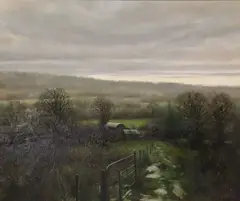 Eugene Conway, Haybarn, Wicklow, Oil on canvas