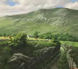 Eugene Conway, Farm In Galway, Oil on canvas