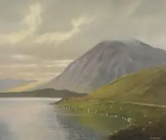 Lough Inagh, Connemara by Alan Kenny, Oil on canvas, sold Dec 2025