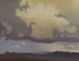 William Carron, Evening Sky, Cleggan, Co. Galway, Acrylic