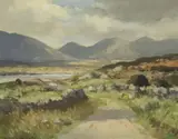 Landscape Near Cleggan by Maurice Canning Wilks, Oil on canvas, sold Dec 2025