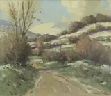 Snow In Glendun, Co. Antrim by Maurice Canning Wilks, Oil on canvas, sold Dec 2025