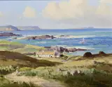 Breeze Day, Atlantic Drive, Co. Donegal by Maurice Canning Wilks, Oil on canvas, sold Nov 2025
