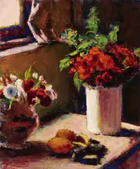 Roderic O'Conor, Nature Morte Aux Vases Fleuris, Oil on canvas