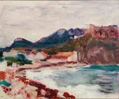 Roderic O'Conor, The Bay, (1913) Oil on canvas board