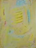 Tony O'Malley, Distant Bird Song, Oil on board