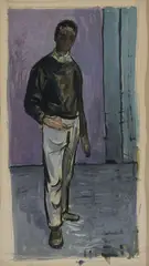 Basil Blackshaw, Figure, Watercolour