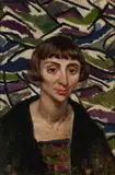 Sarah Purser, Portrait Of Mary Swanzy (Woman With Short Hair), Oil on board