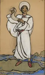 Saint Coleman by Jack Butler Yeats, Gouache, sold Nov 2025