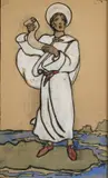 Jack Butler Yeats, Saint Coleman, Gouache