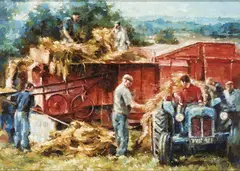 Mark O'Neill, While The Sun Shines, Oil on board