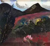 Peter Collis, Wicklow Mountain, Oil on board