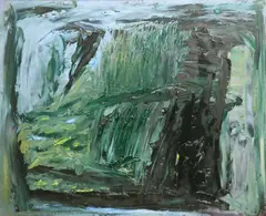 Seán McSweeney, Dark Pool, 1992, oil on board