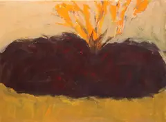Bramble Bush And Orange Trees by Nancy Wynne-Jones, Acrylic, sold Nov 2025