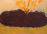 Nancy Wynne-Jones, Bramble Bush And Orange Trees, Acrylic