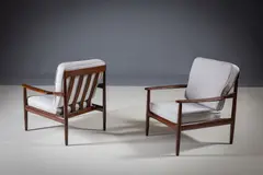 Grete Jalk, A Pair Of Easy Chairs, DANISH 1960s