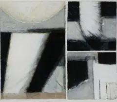 John Shinnors, Over Straw Island Ii, Oil pastel on canvas