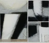 John Shinnors, Over Straw Island Ii, Oil pastel on canvas