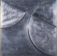 Brian King, Squaring The Circle, Aluminum on board