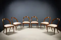 Annibale Colombo, Walnut Dining Chairs, Estimate: €1