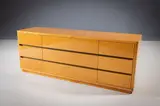 Saporiti, An Ash And Gilt Banded Chest, ITALIAN 1970s